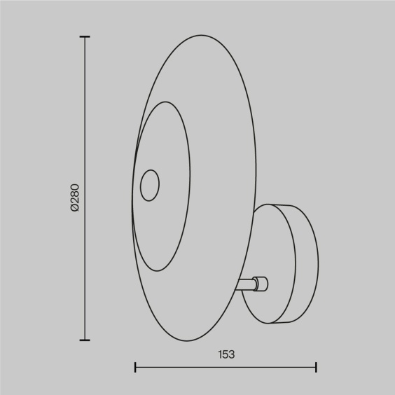 Maytoni Aster wall lamp - Agof Store