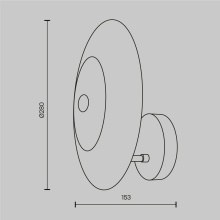 Maytoni Aster wall lamp - Agof Store