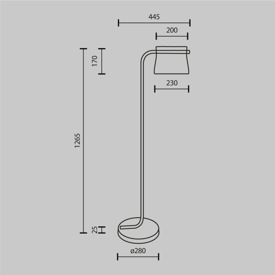Maytoni Cabaret floor lamp - Agof Store
