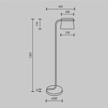 Maytoni Cabaret floor lamp - Agof Store