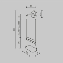 Maytoni Cabaret Long wall lamp - Agof Store