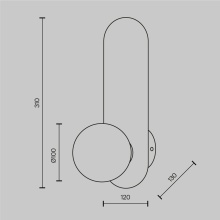 Maytoni Bao wall lamp - Agof Store