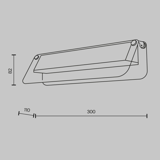 Flat Lampada da parete Maytoni - Agof Store