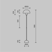 Memory Lampada da terra Maytoni - Agof Store