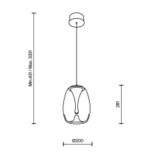 Maytoni Splash pendant lamp - Agof Store