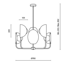 Tropic Lampada a sospensione Maytoni - Agof Store