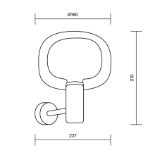 Maytoni Vision wall lamp - Agof Store