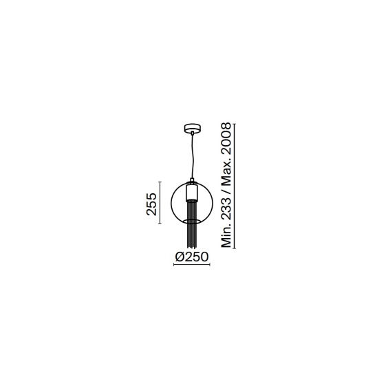 Maytoni Flusso Ø 25 cm Pendelleuchte - Agof Store