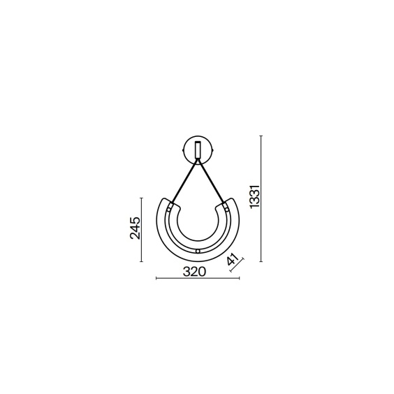 Maytoni Maya wall lamp - Agof Store