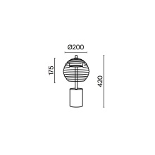 Maytoni Mystic table lamp - Agof Store