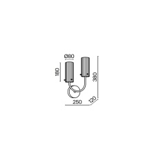 Maytoni Arco Wandleuchte - Agof Store