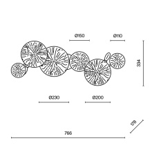 Lovetann Long Lampada da parete Maytoni - Agof Store