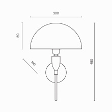 Maytoni Prima wall lamp - Agof Store