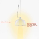 Flos Bellhop Glass S1 pendant lamp - Agof Store
