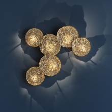 Catellani & Smith Gold Moon wall ceiling lamp - Agof Store