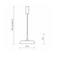 Maytoni Gerhard Ø 30 cm pendant lamp - Agof Store