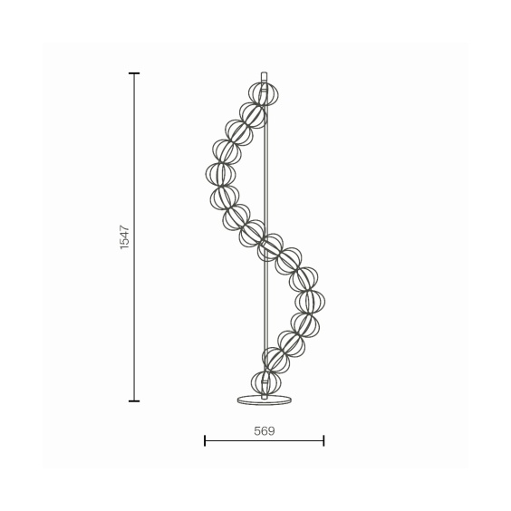 Maytoni Golden Cage floor lamp - Agof Store