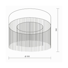 Imaginary Ø 55 cm Lampada da soffitto Maytoni - Agof Store