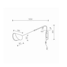 Maytoni Mollis Long Wandleuchte - Agof Store
