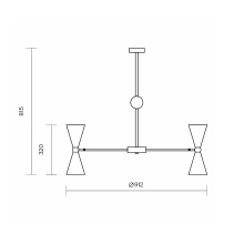Versper Lampada a sospensione Maytoni - Agof Store