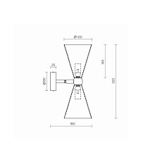 Versper Lampada da parete Maytoni - Agof Store
