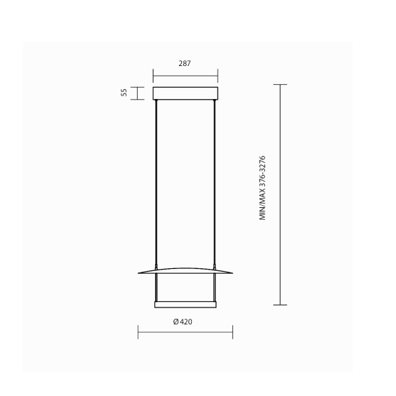 Maytoni Ambience Ø 42 cm pendant lamp - Agof Store