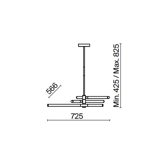 Axis L.72 cm Lampada a sospensione Maytoni - Agof Store