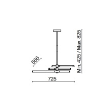 Maytoni Axis L.72 cm Pendelleuchte - Agof Store
