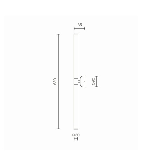 Axis Long Lampada da parete Maytoni - Agof Store