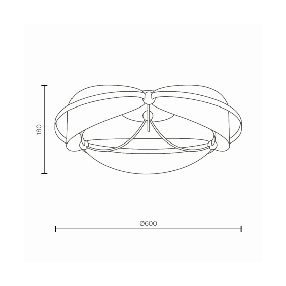 Breeze Lampada da soffitto Maytoni - Agof Store
