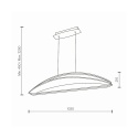 Maytoni Breeze L.103 cm pendant lamp - Agof Store