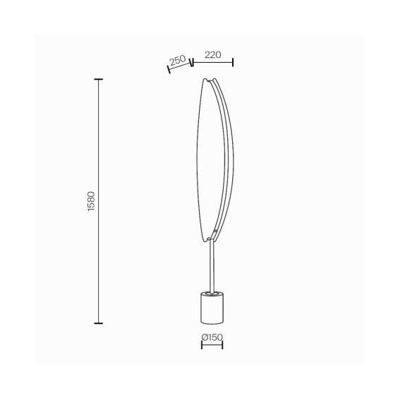 Maytoni Breeze floor lamp - Agof Store