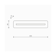 Maytoni Albatre L.40 cm wall lamp - Agof Store