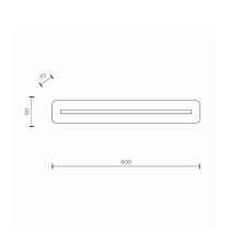 Maytoni Albatre L.60 cm wall lamp - Agof Store