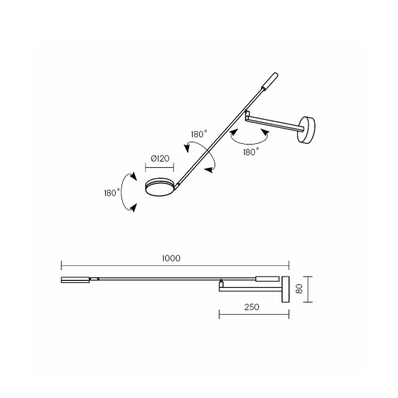 Maytoni Fad Arm Wandleuchte - Agof Store