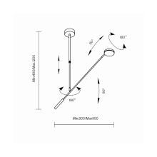 Maytoni Fad Arm Deckenleuchte - Agof Store
