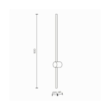 Maytoni Light Stick wall lamp - Agof Store