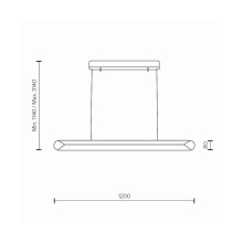 Maytoni Motion pendant lamp - Agof Store