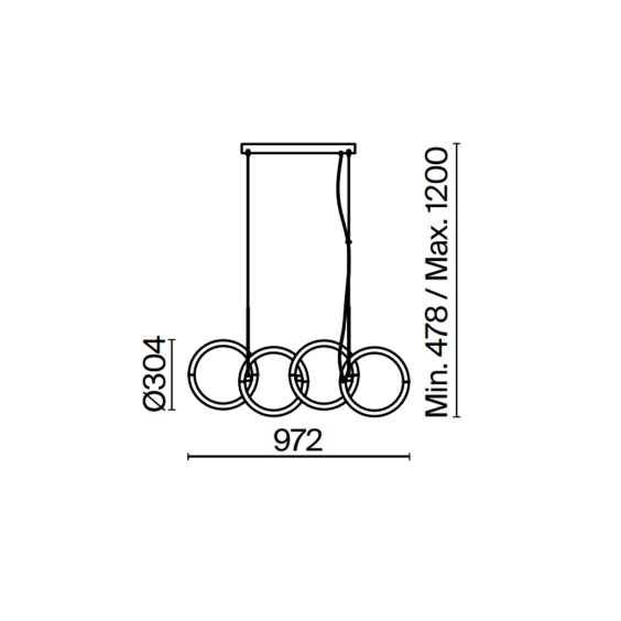 Node 4 Lampada a sospensione Maytoni - Agof Store