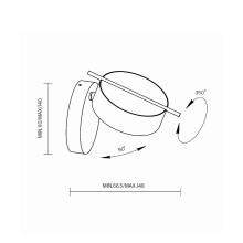 Maytoni Nuance wall lamp - Agof Store