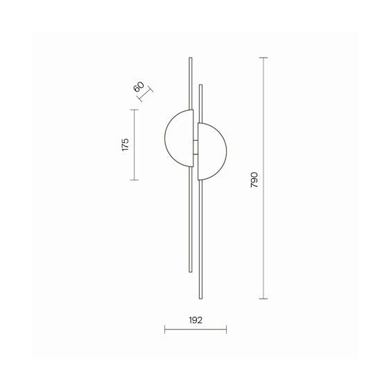 Skyline Lampada da parete Maytoni - Agof Store