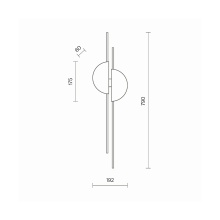 Skyline Lampada da parete Maytoni - Agof Store