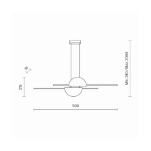 Skyline Lampada a sospensione Maytoni - Agof Store