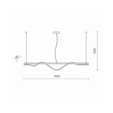 Tau Lampada a sospensione Maytoni - Agof Store