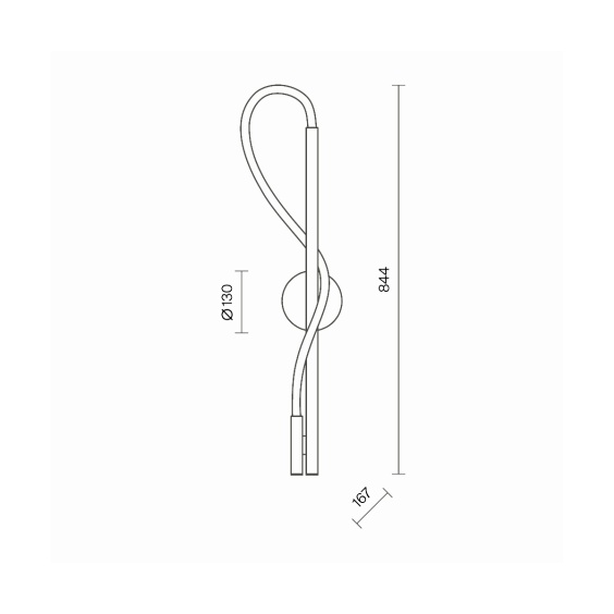 Maytoni Tau wall lamp - Agof Store