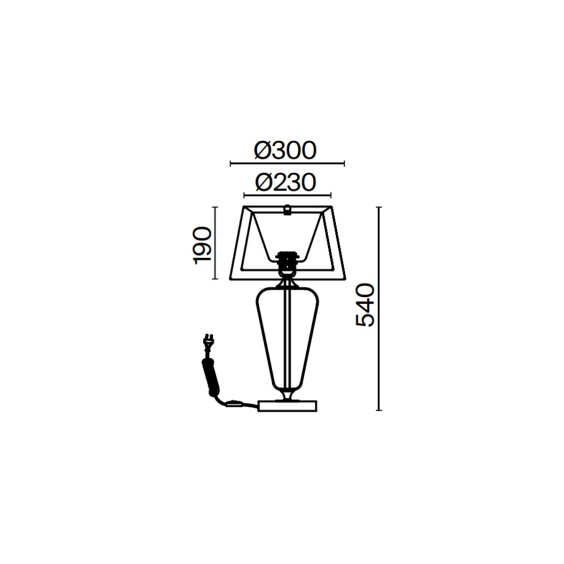 Maytoni Verre table lamp - Agof Store