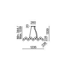 Maytoni Dallas Linear Pendelleuchte - Agof Store