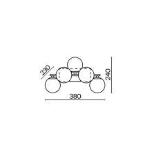 Dallas Short Lampada da parete Maytoni - Agof Store