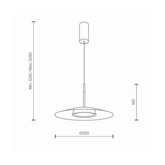 Maytoni EI Ø 35 cm pendant lamp - Agof Store