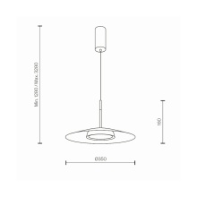 EI Ø 35 cm Lampada a sospensione Maytoni - Agof Store